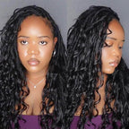 QVR Loose Wave Bulk Hair Extensions for Boho Knotless Braiding
