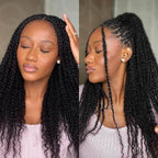 QVR Brazilian Remy Hair Afro kinky Bulk Human Hair For Braiding Dreadlock Hair