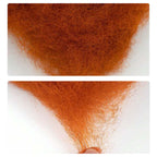 QVR Ginger Orange Afro kinky Bulk Hair Extensions For Braiding Dreadlock Human Hair