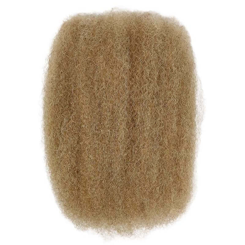 QVR Honey Blonde Color Afro kinky Bulk Hair Extensions For Braiding Dreadlock Human Hair