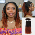 QVR Ombre T2/350 Afro Kinky V Bulk for Kinky Twist Crochet Braiding Hair
