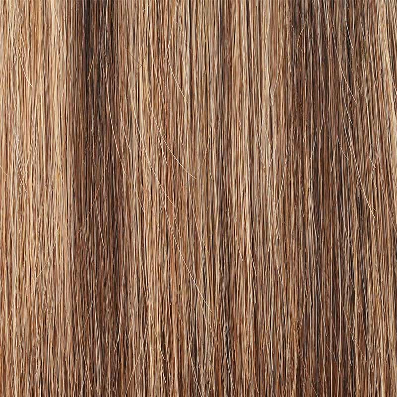 QVR Highlight #P4/30 9PCS Weft Clip In Hair Extensions Volumizer #P4/27 Straight Clip In Human Hair