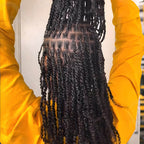 IG Exclusive|3 Packs Natural Black Spring Twist Hair for Type 4A/3C Hair