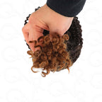 QVR Ombre Spring Twist Hair T1B/30 Color Type 3C 4A Hair Extensions