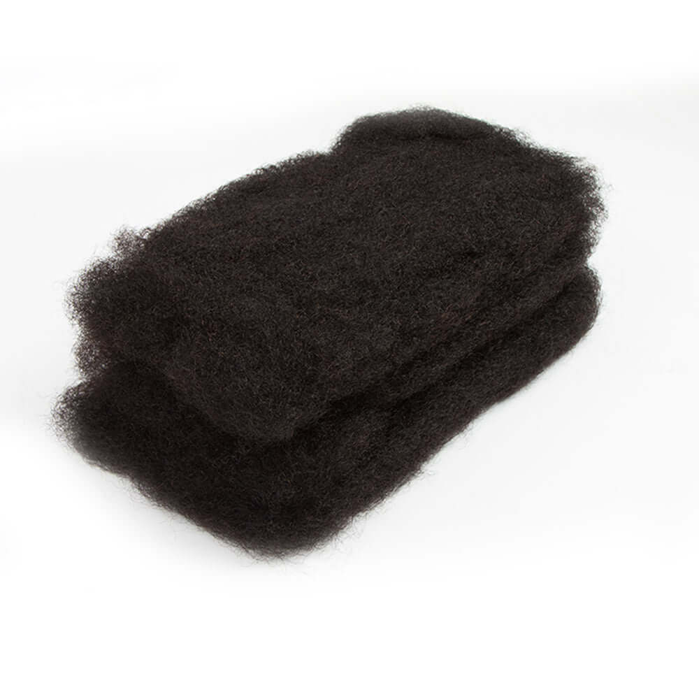 QVR #1B+#4 Two Colors Afro Kinky Bulk Human Hair For Braiding DreadLock