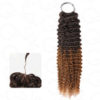QVR Premium Chinese Hair Water Wave Virgin Human Crochet Hair Ombre #T2/30 Machine Made Feather Crochet Hairstyles