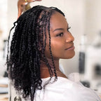 IG Exclusive|3 Packs Natural Black Spring Twist Hair for Type 4A/3C Hair