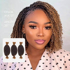 QVR Ombre Spring Twist Hair T1B/27 Color Type 3C 4A Hair Extensions