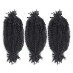 QVR Ombre Spring Twist Hair T1B/4 Color Type 3C 4A Hair Extensions