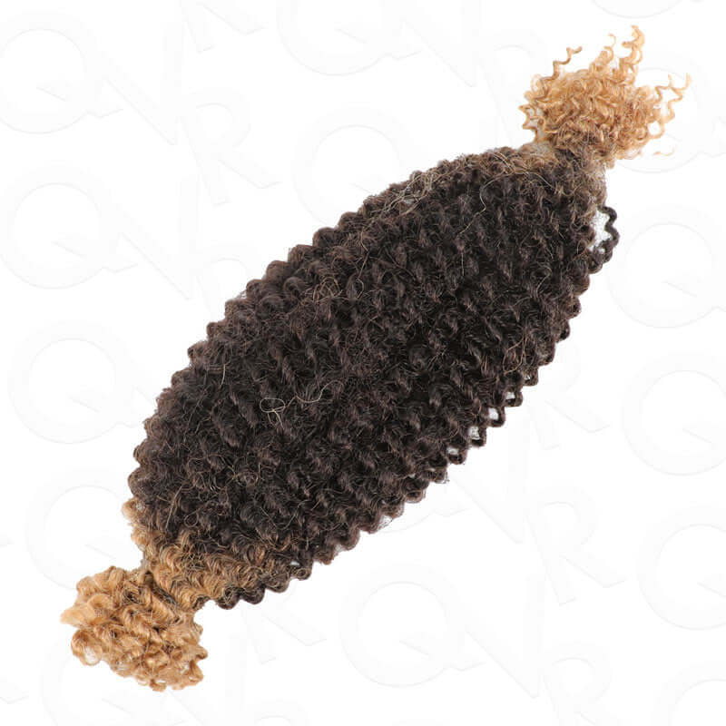 QVR Ombre Spring Twist Hair T1B/27 Color Type 3C 4A Hair Extensions