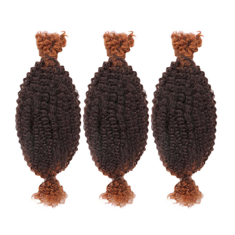 QVR Spring Twist Hair Auburn Brown #30 Color Type 3C 4A Hair Extensions