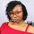 QVR Natural Black Afro Kinky V Bulk Curly Hair for Kinky Twist Crochet Braiding Hair